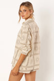 Penny Short Set Beige Print