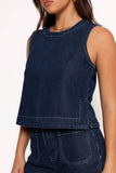 Levi Top Dark Denim