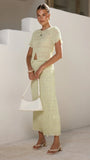 Maisie Maxi Skirt Matcha