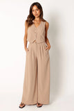 Camille Two Piece Set Beige