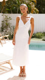 Tallulah Midi Dress White