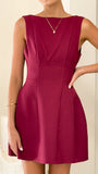 Rafiki Mini Dress Wine