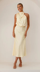 Esther Maxi Dress Lemon