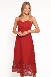 Winnie Maxi Dress Red