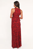 Velman Skirt Burgundy Floral