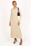 Alison Long Sleeve Maxi Dress Cream
