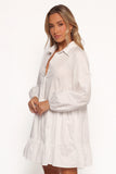 Carlotta Long Sleeve Mini Dress White