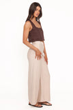Lauren Wide Leg Pant Beige