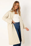 Clea Quilted Jacket Bone