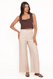 Lauren Wide Leg Pant Beige