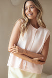 Weston Knit Vest Pink