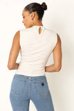 Nissa Top Off White