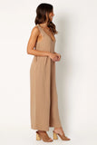 Ayla Linen Jumpsuit Mocha