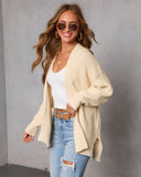 Soft Moments High Low Open Knit Cardigan