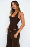 Its A Sure Thing Bustier Chocolate