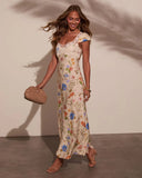 Sevie Floral Slip Maxi Dress