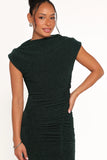 Mel Midi Dress Emerald