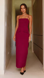 Carabella Maxi Dress Wine