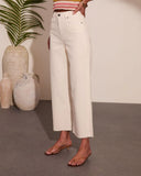 Elara High Waisted Wide Leg Jeans