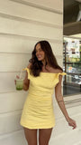 Ebbe Mini Dress Lemon