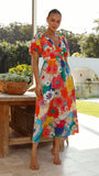 Baker Maxi Dress Multi Floral