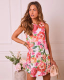 Bloom Heiress Floral Shift Mini Dress