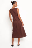 Chiaro Midi Skirt Brown