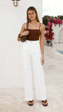Abrand 94 Wide Jean White Gold
