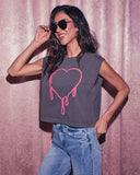 Plenty Of Love Muscle Tee Heart Graphic