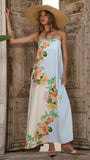 Ellea Maxi Dress Botanical Bliss Blue