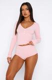 Girl Talk Pyjama Set Baby Pink