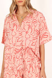 Flower Power Short Set Pink