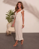 Daydream Sol Knit Cut Out Maxi Dress