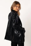 Delaney Sequin Blazer Black