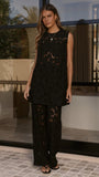Makaylie Pants Black Flower