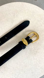 Maya Leather Belt Black