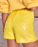 Glissette Mini Sequin Shorts
