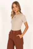 Kimmie Knit Top Oatmeal
