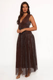 Cara Maxi Dress Bronze