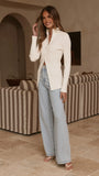 Cleo Long Sleeve Top White
