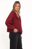 Kenna Long Sleeve Top Burg