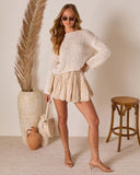 Ramone Tiered Ruffle Mini Skirt