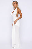 Be With You Forever Maxi Dress Off White
