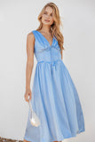 Verena Midi Dress Periwinkle Blue