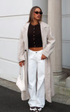 Winter Holiday Oversized Coat Oat