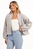 Liv Zip Front Jacket Grey