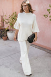Remii Knit Pant Set Ivory