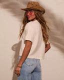 Wild West Cropped Graphic Tee