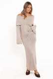 Indya Knit Skirt Oatmeal