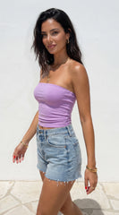 Mila Tube Top Orchid Purple